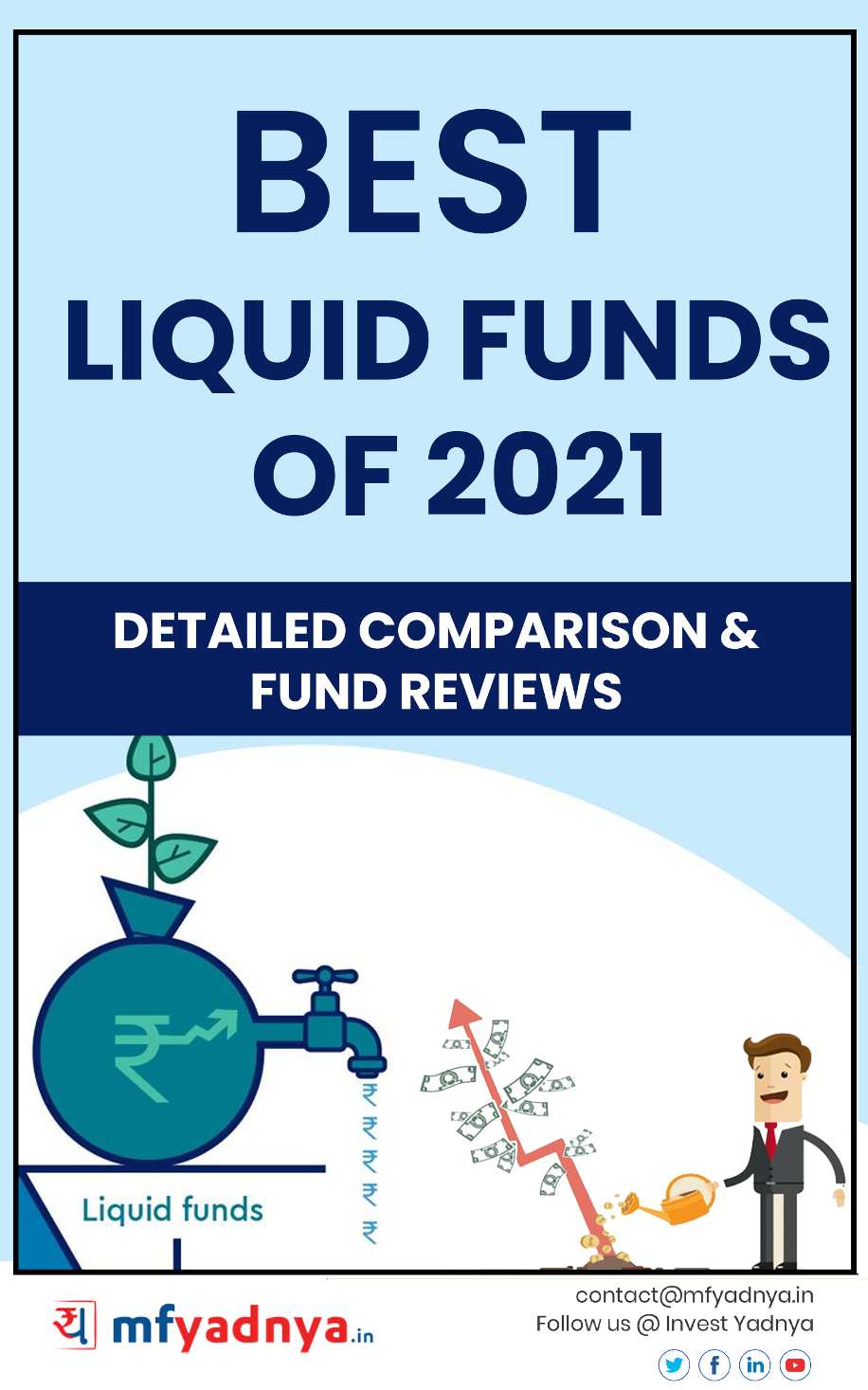 This e-book offers a comprehensive review of Best Liquid Funds of 2021. It reviews the fund's return, ratio, allocation etc. ✔ Detailed Mutual Fund Analysis ✔ Latest Research Reports	